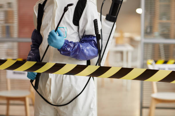 Professional Biohazard technician working in Marathon, FL